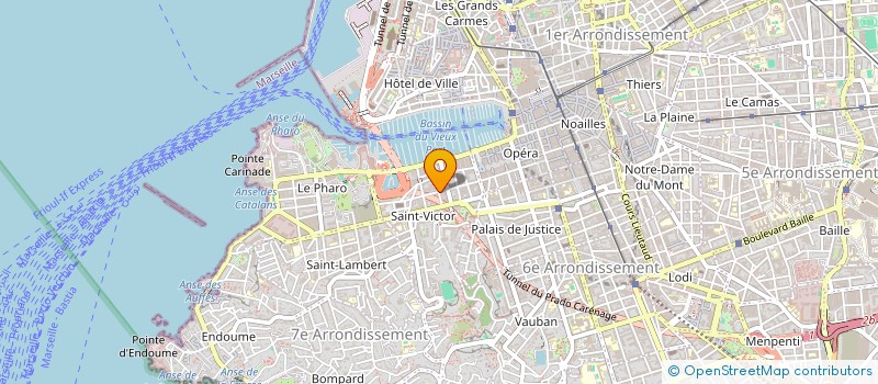 localisation de l'entreprise F E B à MARSEILLE