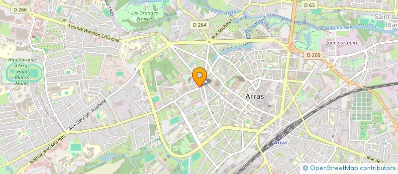 localisation de l'entreprise F.E.B à ARRAS
