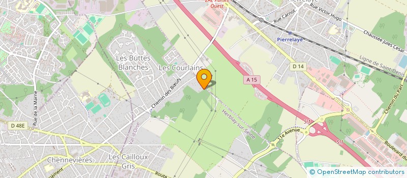 localisation de l'entreprise F.E.B.I. à HERBLAY-SUR-SEINE