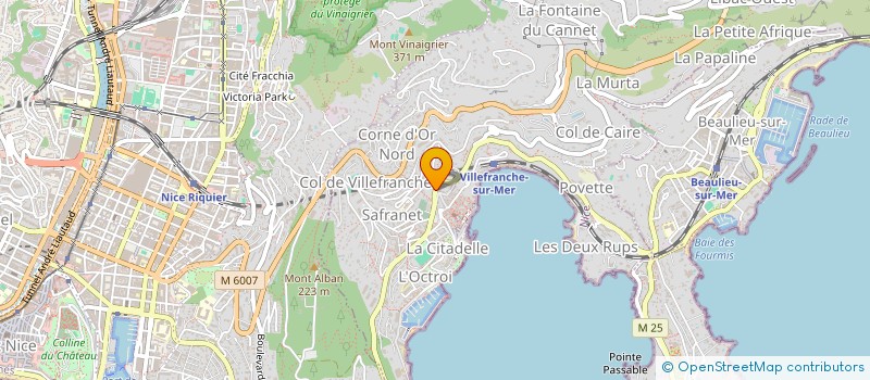 localisation de l'entreprise F.E.BUSINESS à VILLEFRANCHE-SUR-MER