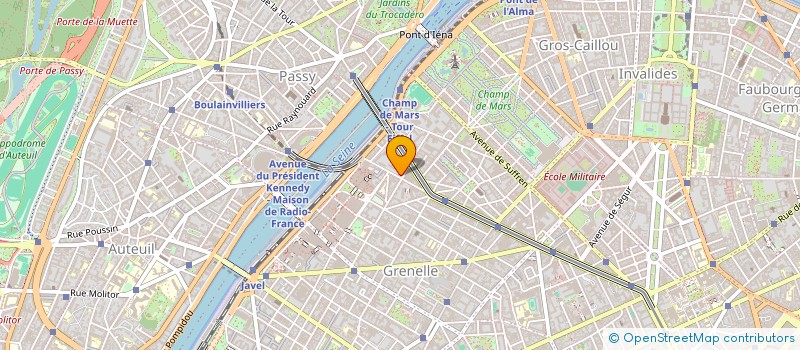 localisation de l'entreprise F.E.C.M.P.P.  PARIS