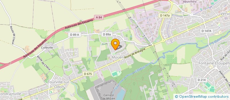 localisation de l'entreprise F.E DU MARAIS  MOUEN