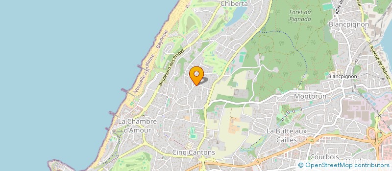 localisation de l'entreprise F.E.E.  ANGLET