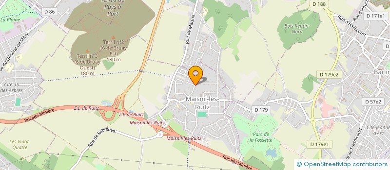 localisation de l'entreprise F.E.F.C  MAISNIL-LES-RUITZ