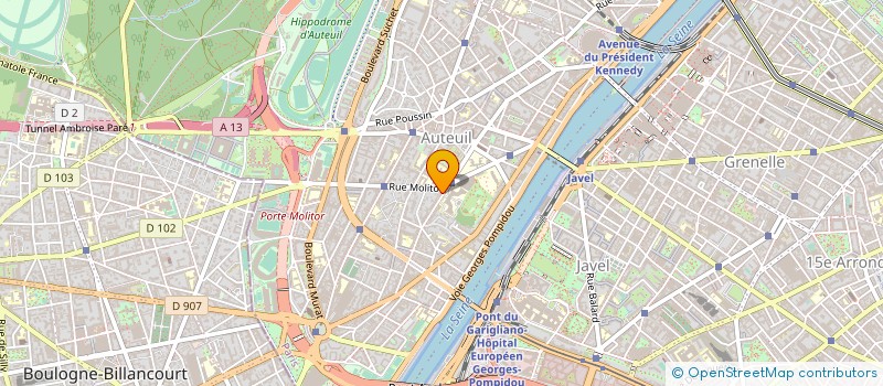 localisation de l'entreprise F.E FINANCIERE  PARIS