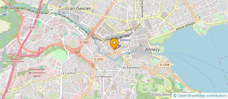 localisation de l'entreprise F.E.H.  ANNECY