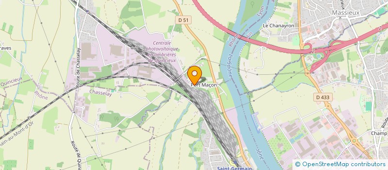 localisation de l'entreprise F.E.M  SAINT-GERMAIN-AU-MONT-D'OR