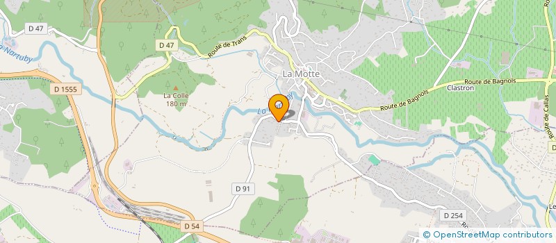 localisation de l'entreprise F.E.M.G à FREJUS
