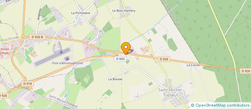 localisation de l'entreprise F.E.P à SAINT-MICHEL-TUBOEUF