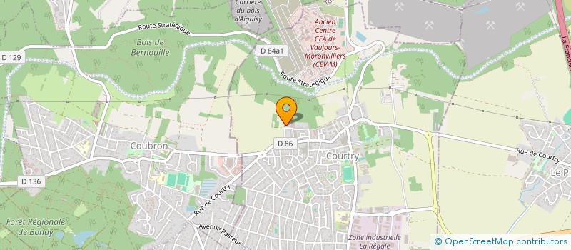 localisation de l'entreprise F E P ELEC à COURTRY
