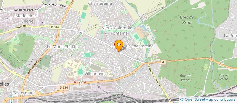 localisation de l'entreprise F-E-P HOLDING  BROU-SUR-CHANTEREINE