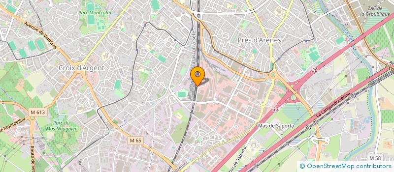 localisation de l'entreprise F.E. PEINTURE à MONTPELLIER