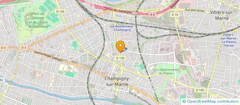 localisation de l'entreprise F.E.R à CHAMPIGNY-SUR-MARNE