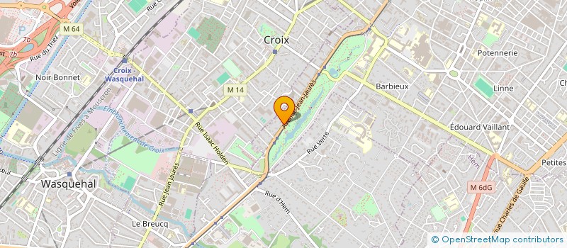 localisation de l'entreprise F.E.RASPAIL  ROUBAIX