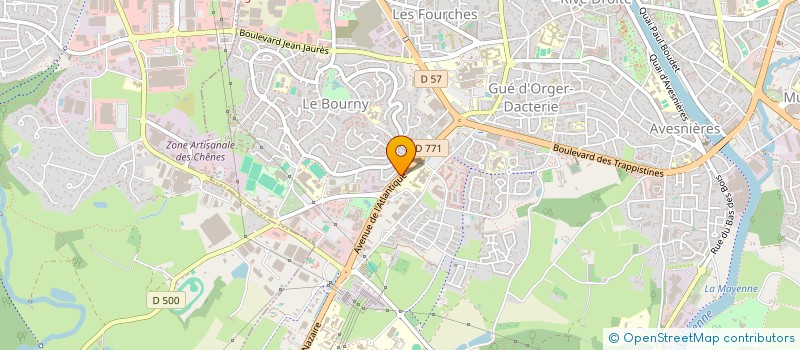 localisation de l'entreprise F.E.S. -FRANCE EUROPE SECURITE - à LAVAL