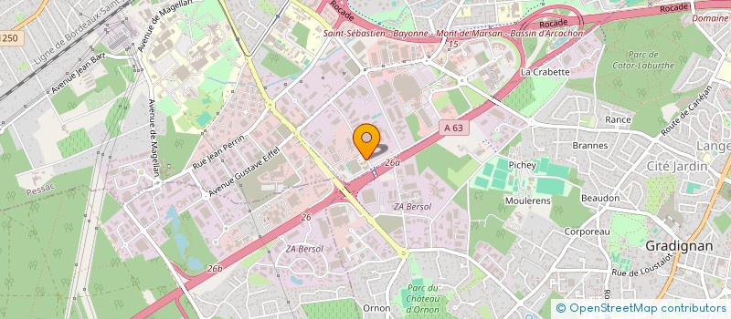 localisation de l'entreprise F'EAT à PESSAC