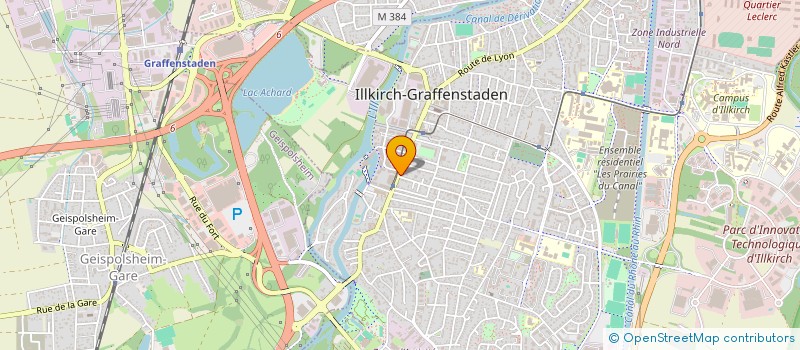 localisation de l'entreprise F EDIFICE  ILLKIRCH-GRAFFENSTADEN