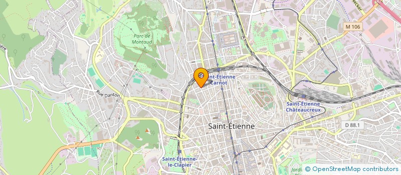 localisation de l'entreprise F ELEGANTE SARL  SAINT-ETIENNE