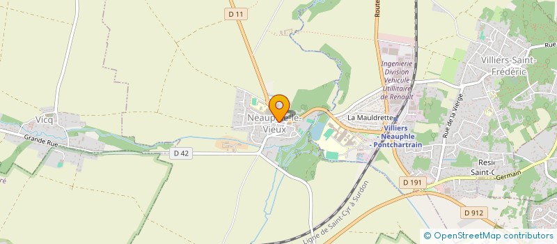 localisation de l'entreprise F.ELEM  NEAUPHLE-LE-VIEUX