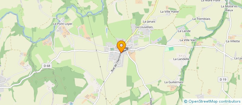 localisation de l'entreprise F-ERMEL  BOURSEUL