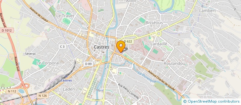 localisation de l'entreprise F ET F à CASTRES