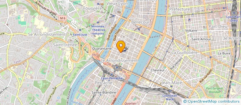 localisation de l'entreprise F ET F  LYON