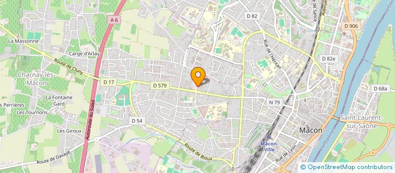 localisation de l'entreprise F ET F EDITIONS  CHARNAY-LES-MACON