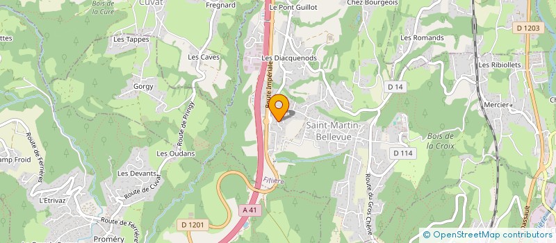 localisation de l'entreprise F ET FC  FILLIERE