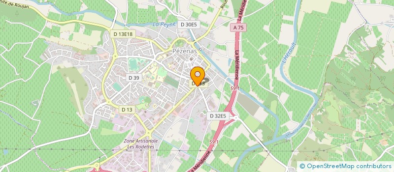 localisation de l'entreprise F ET GUILHEM PLA à PEZENAS