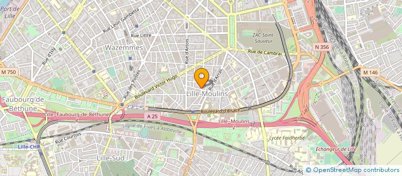 localisation de l'entreprise F ET L SECOTEC à LILLE