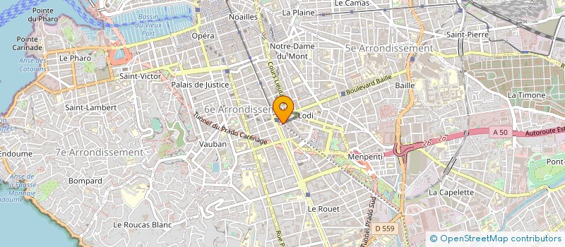 localisation de l'entreprise F. ET M. FRAISSINET ET COMPAGNIE à MARSEILLE