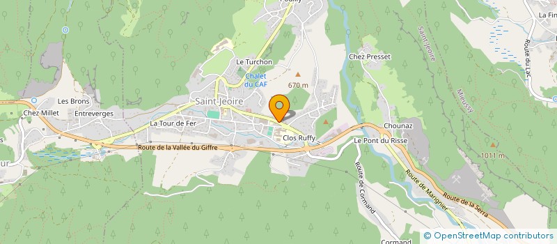 localisation de l'entreprise F ET M. IMMO  SAINT-JEOIRE