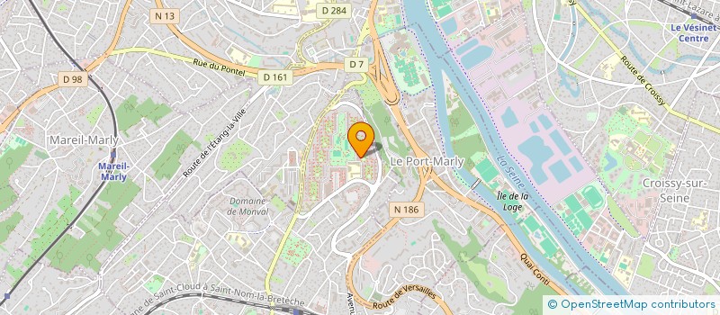 localisation de l'entreprise F ET M PELLEPORT  MARLY-LE-ROI