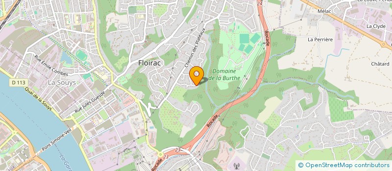 localisation de l'entreprise F EVENT'S à FLOIRAC