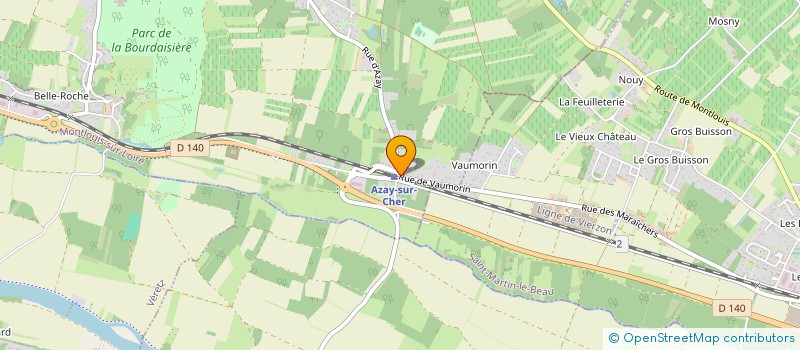 localisation de l'entreprise F F 1000  SAINT-MARTIN-LE-BEAU