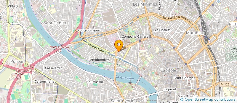 localisation de l'entreprise F&F 31  TOULOUSE