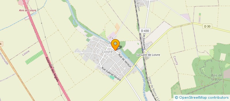 localisation de l'entreprise F.F.  LOIVRE