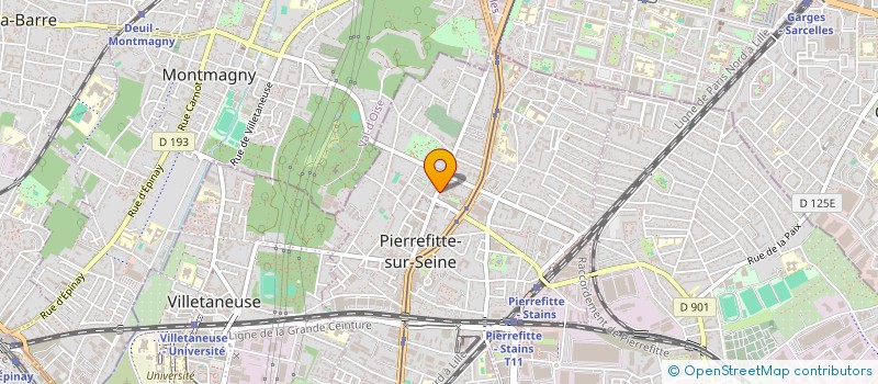 localisation de l'entreprise F.F.B. à PIERREFITTE-SUR-SEINE