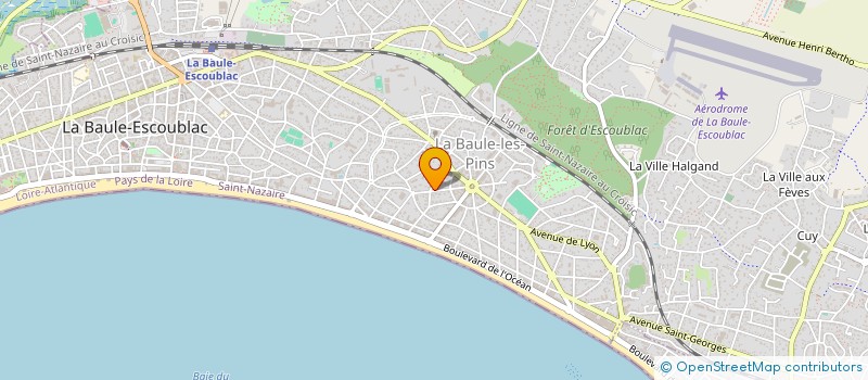localisation de l'entreprise F.F.C ALLIANCE à LA BAULE-ESCOUBLAC