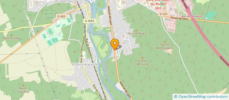 localisation de l'entreprise F.F. CONSTRUCTION  NEMOURS