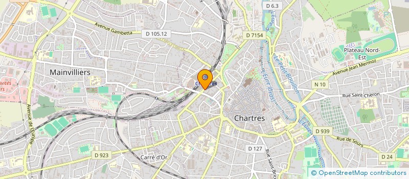 localisation de l'entreprise F.F.E.COOMMUNICATION à CHARTRES