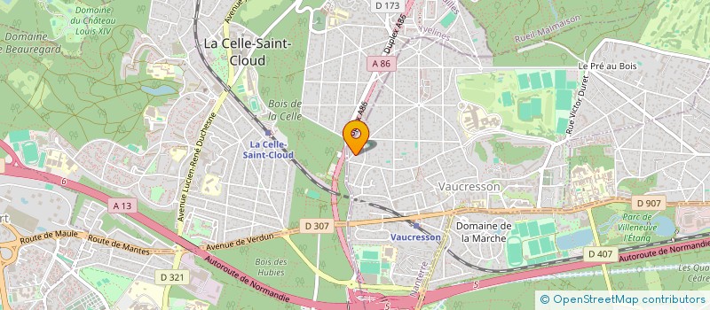 localisation de l'entreprise F.F.F.  VAUCRESSON