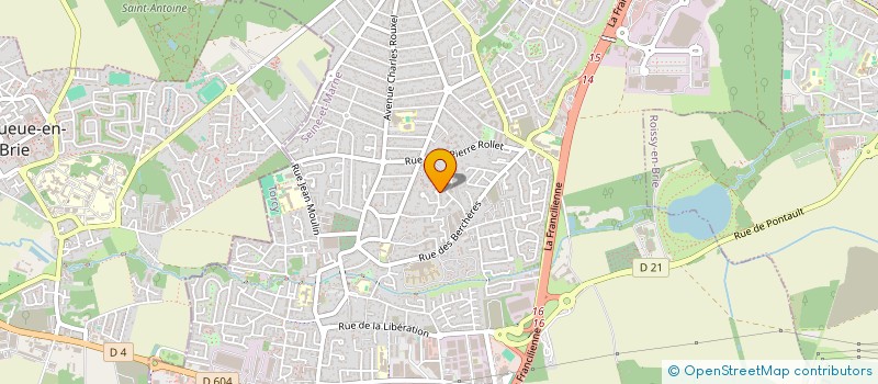 localisation de l'entreprise F F H BATIMENT à PONTAULT-COMBAULT
