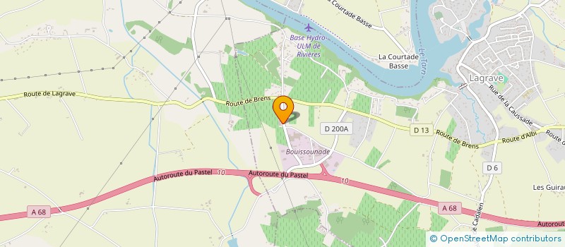 localisation de l'entreprise F.F.I.  LAGRAVE