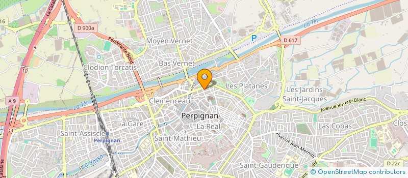 localisation de l'entreprise F.F INVEST à PERPIGNAN