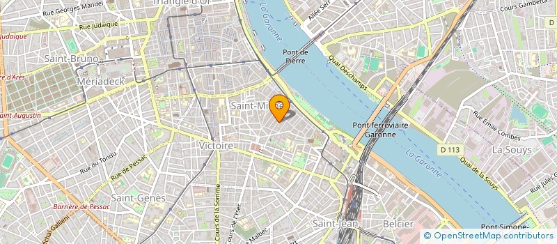 localisation de l'entreprise F.F.L  BORDEAUX