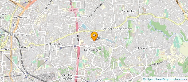 localisation de l'entreprise F.F. PODOLOGIE à MARSEILLE