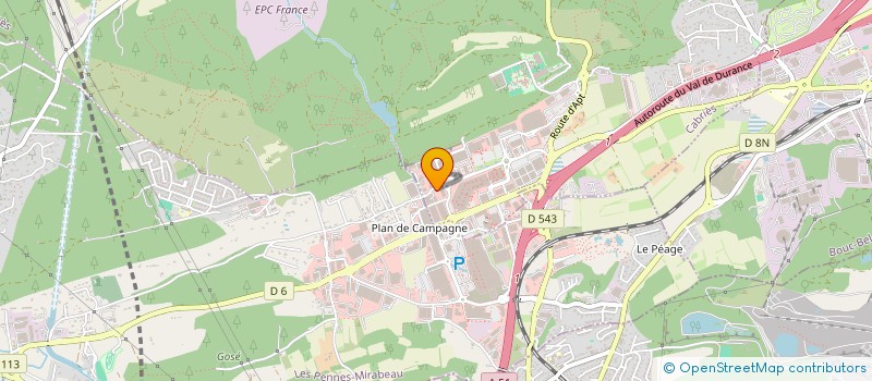 localisation de l'entreprise F&F POOL à CABRIES