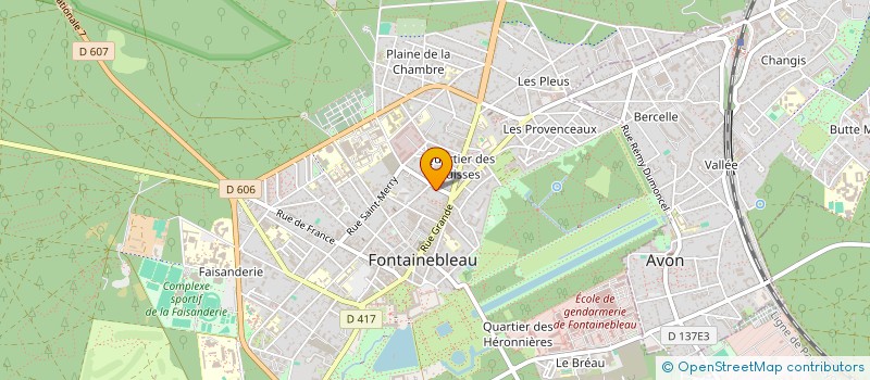 localisation de l'entreprise F&F REAL ESTATE  FONTAINEBLEAU