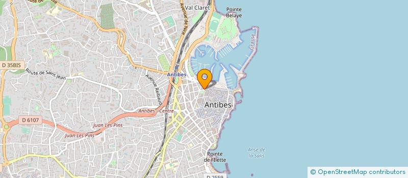 localisation de l'entreprise F.F. RENOVATION à ANTIBES